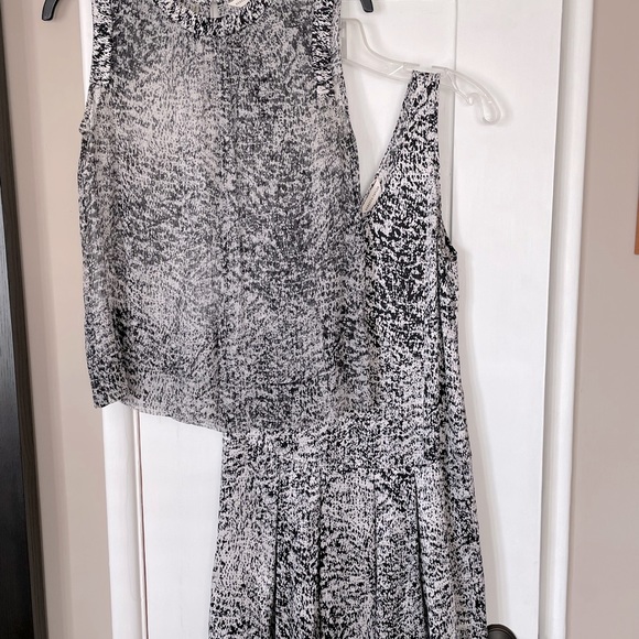 Rebecca Taylor Dresses & Skirts - Rebecca Taylor dress/top duo! Knee length can be worn separate or together!